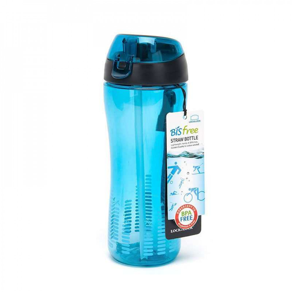 Bình Nước Thể Thao Nhựa Tritan Có Ống Hút LocknLock 650Ml - 3 Màu (Xanh Dương, Xanh Lá, Hồng) - ABF629, , large image number 4